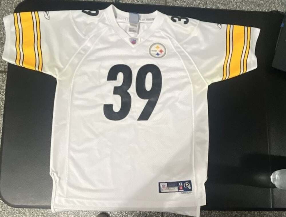 Reebok Pittsburgh Steelers Willie Parker #39 Away Jersey Youth XL